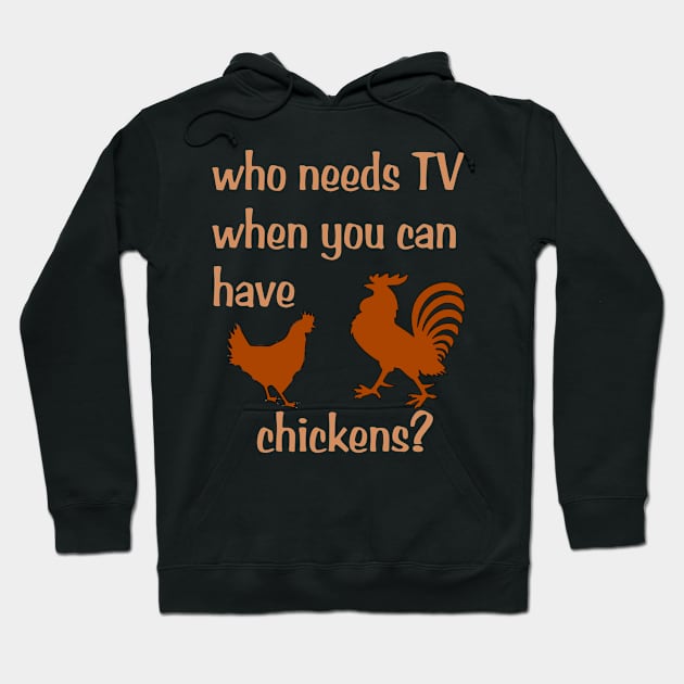 who needs tv? Hoodie by morganlilith